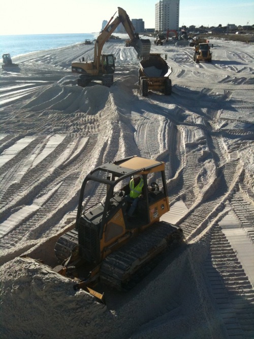 contruction-at-beach