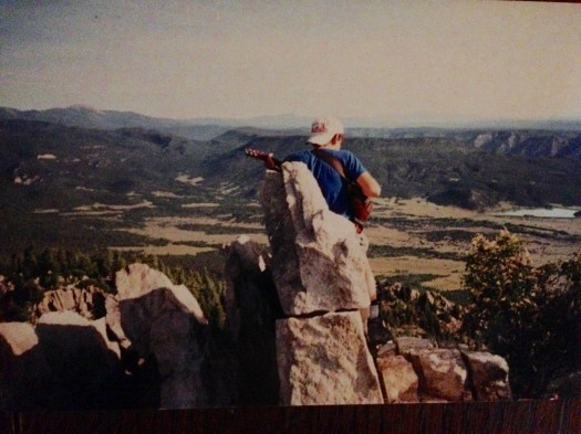 Sunrise at the summit of Mount Phillips Cimirron, New Mexico aftert